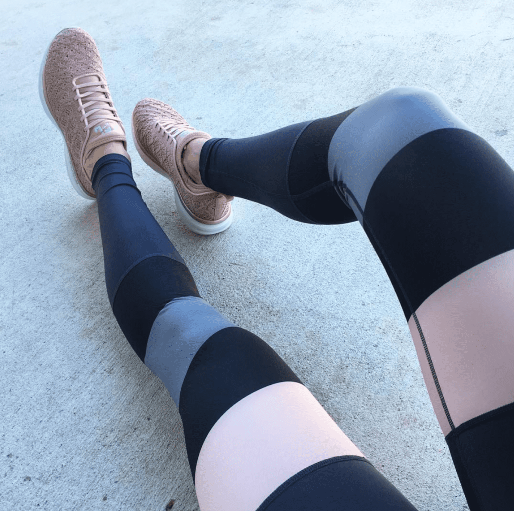 apl blush sneakers