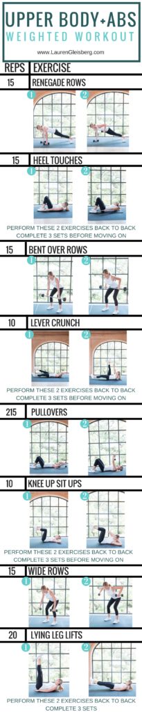 lauren gleisberg's back and abs workout