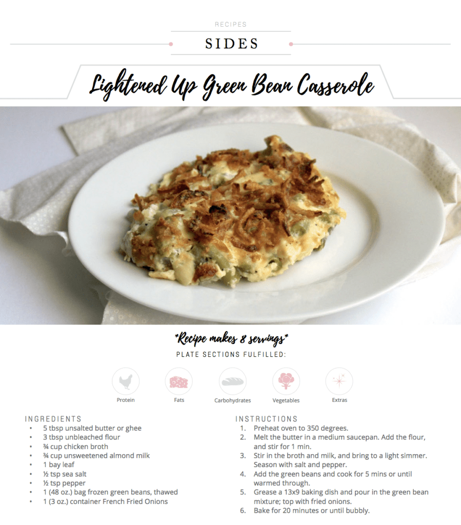 Healthy Green Bean Casserole Recipe (Thanksgiving Side Dish)