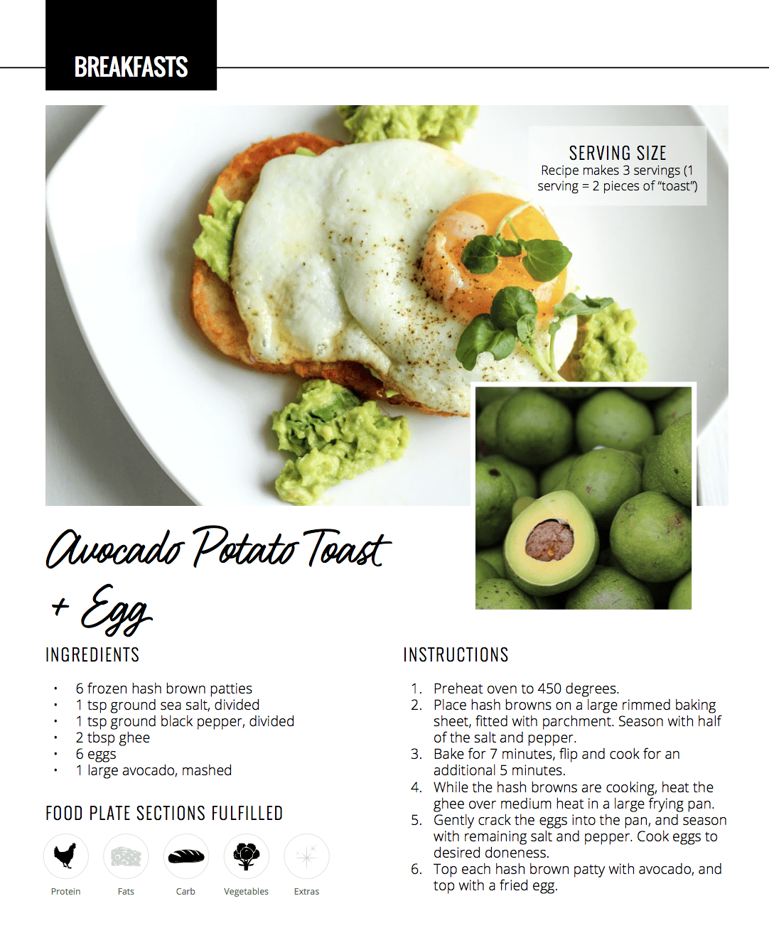 healthy avocado potato toast recipe