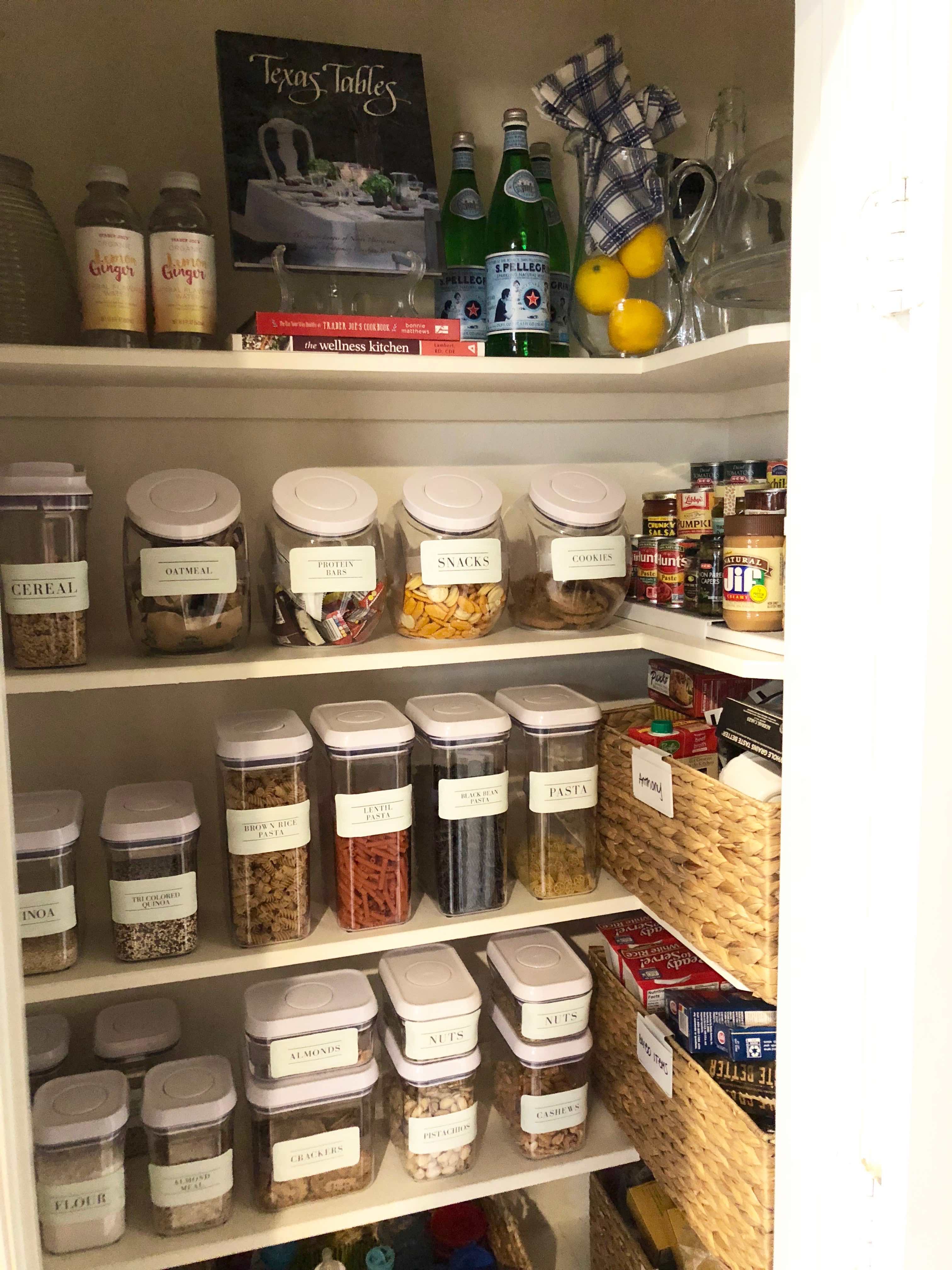 How To Label Pantry Containers - The Organised Housewife
