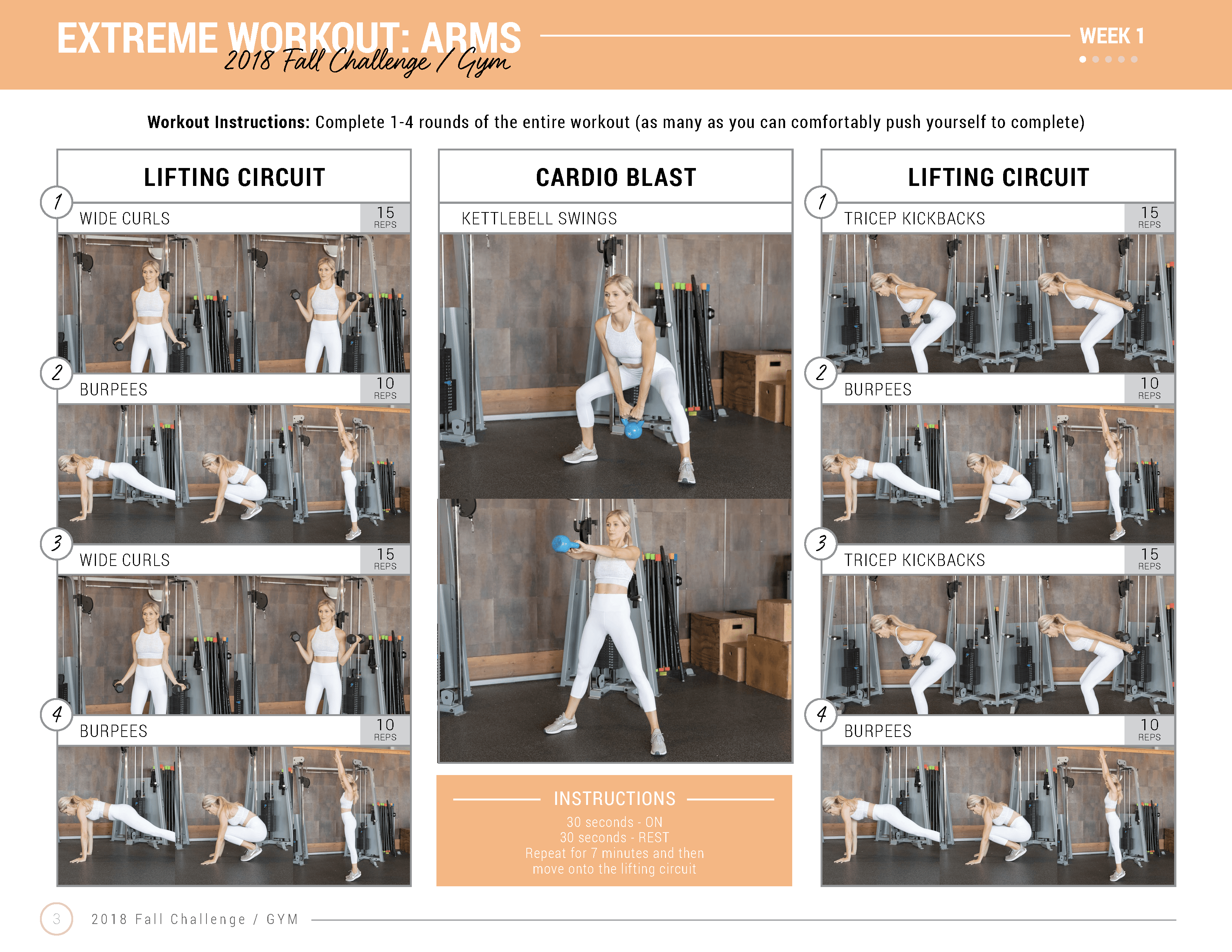 cardio conditioning gym workout