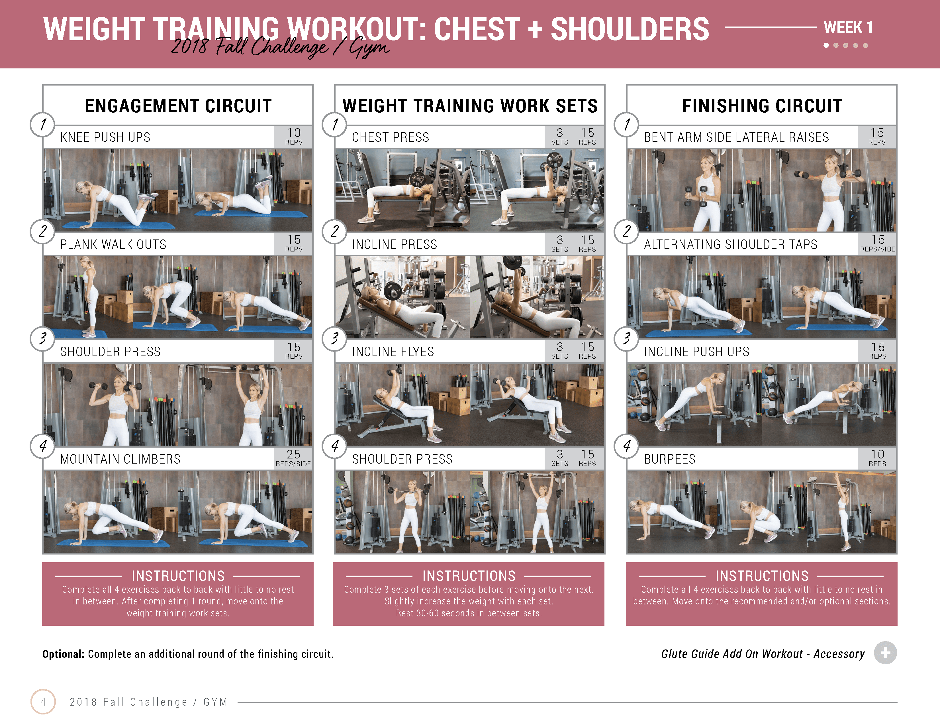 chest and shoulders workout