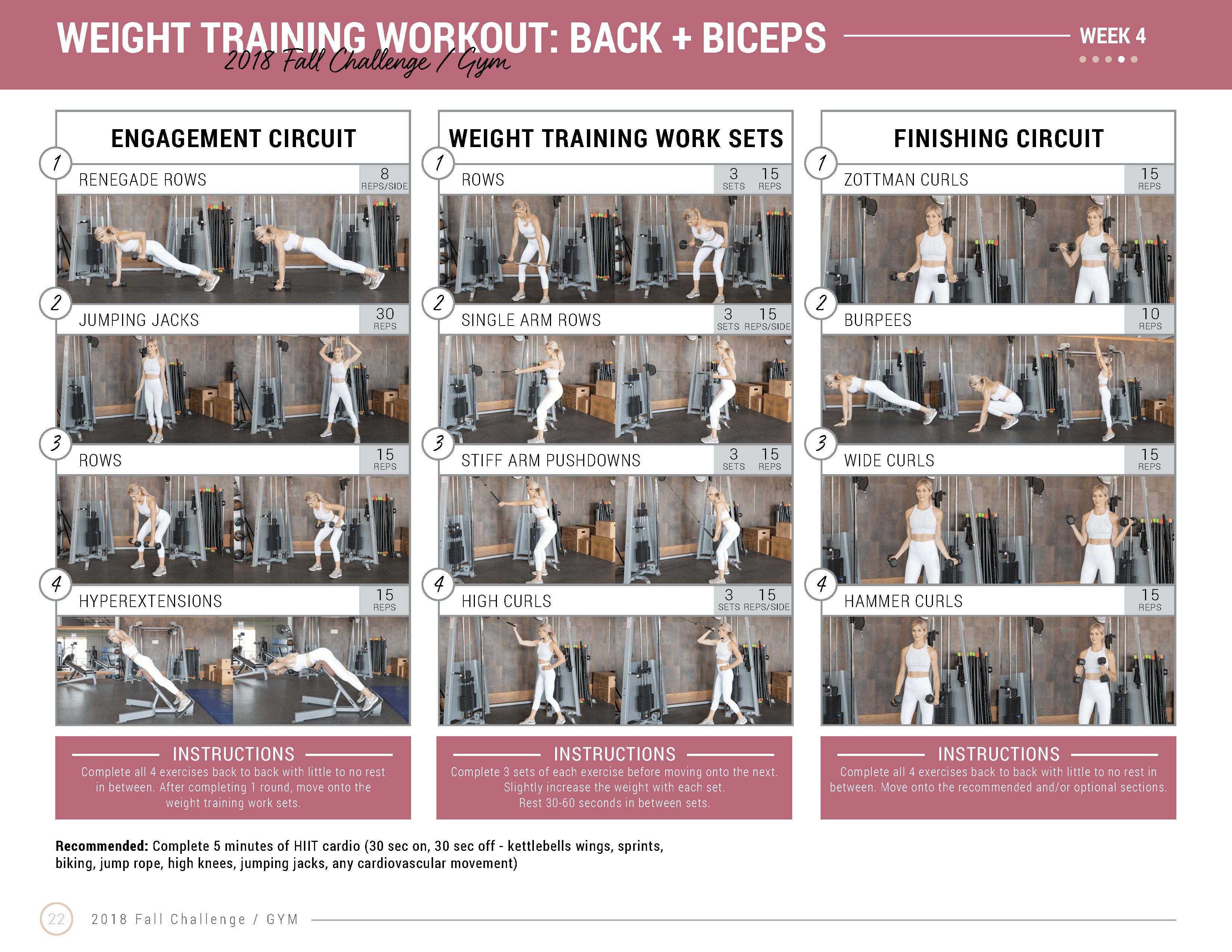 back and biceps upper body workout