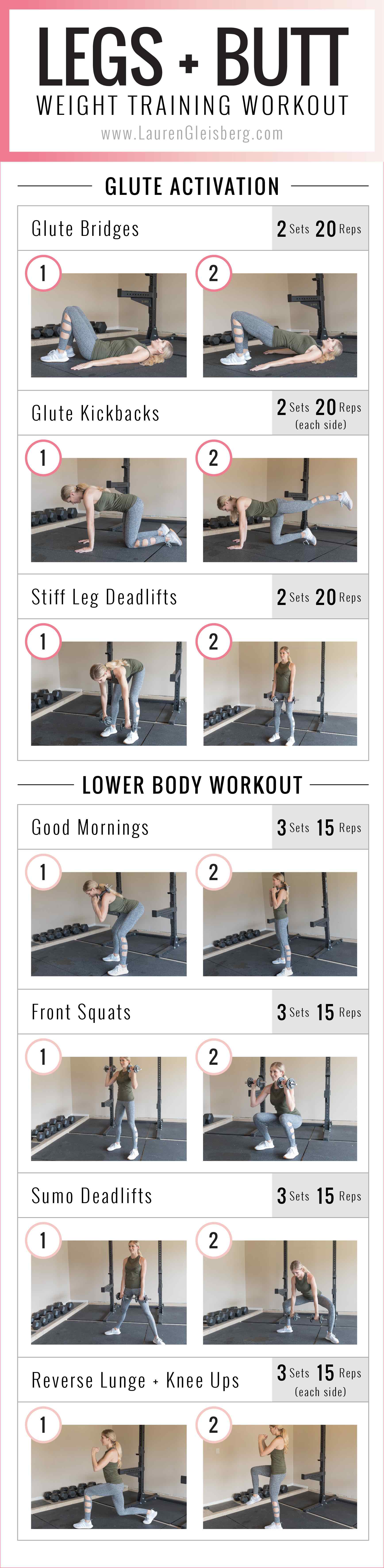 leg and butt at home gym workout women