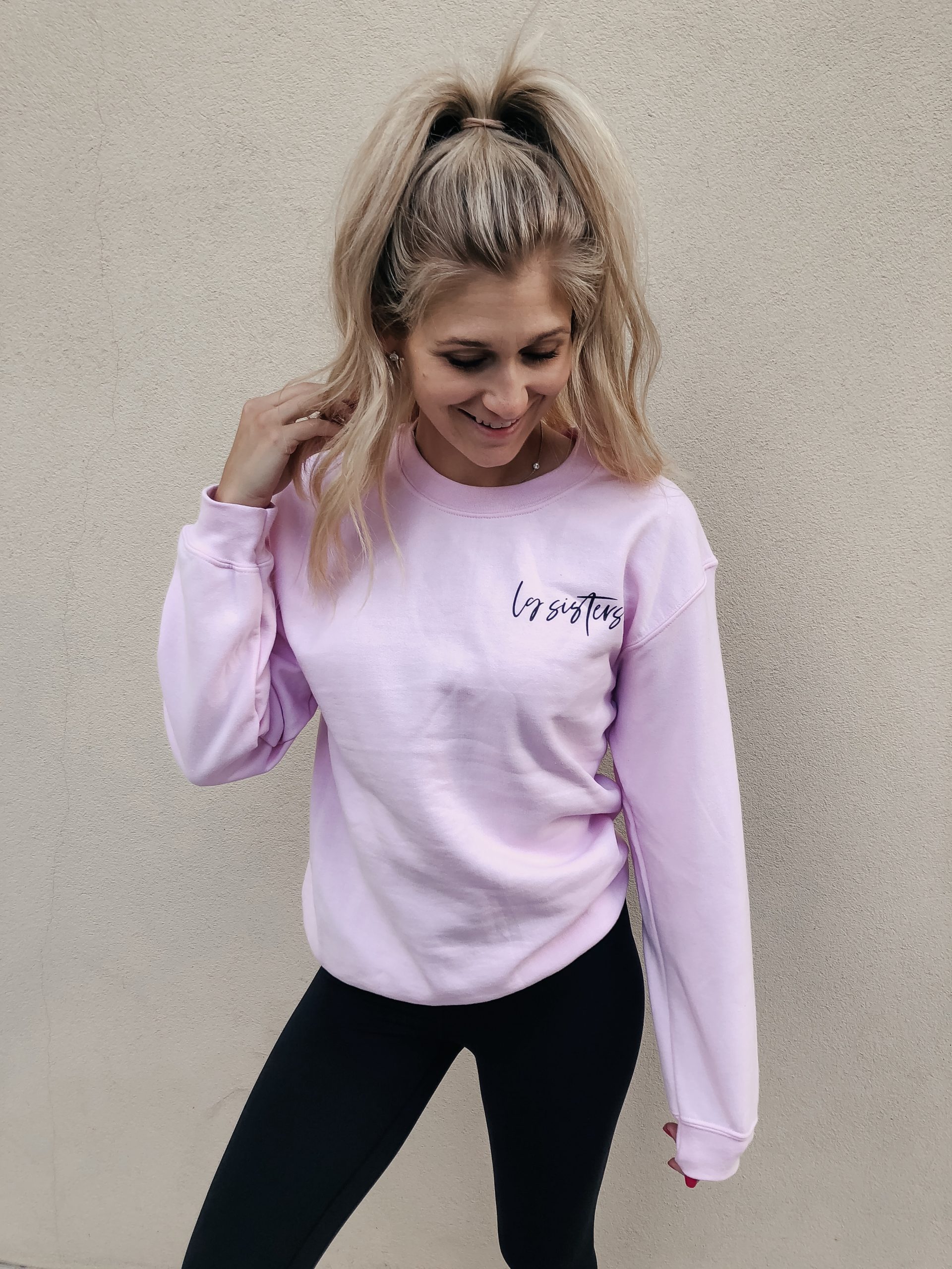 LG Sisters Pink Sweatshirt (subtle) - Lauren Gleisberg