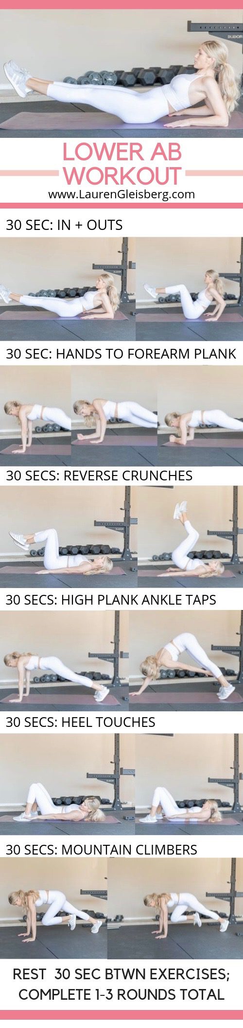 Best Lower Ab Workout That Only Takes 6 Minutes Lauren Gleisberg