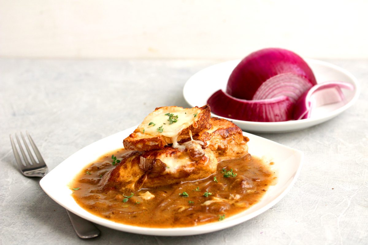 healthy french onion chicken 