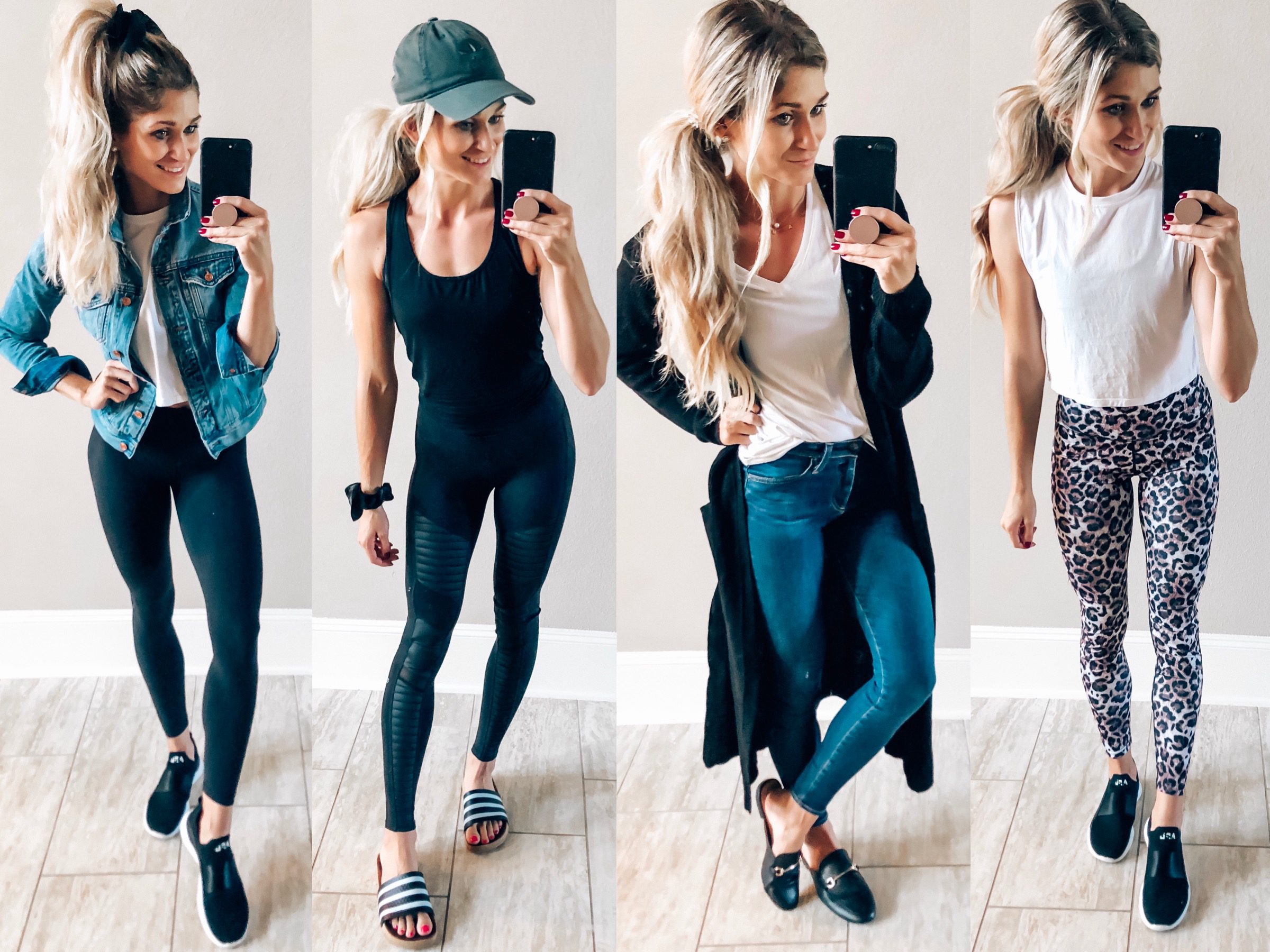 Easy, Everyday Fall Workout Outfit Ideas using Items in your closet