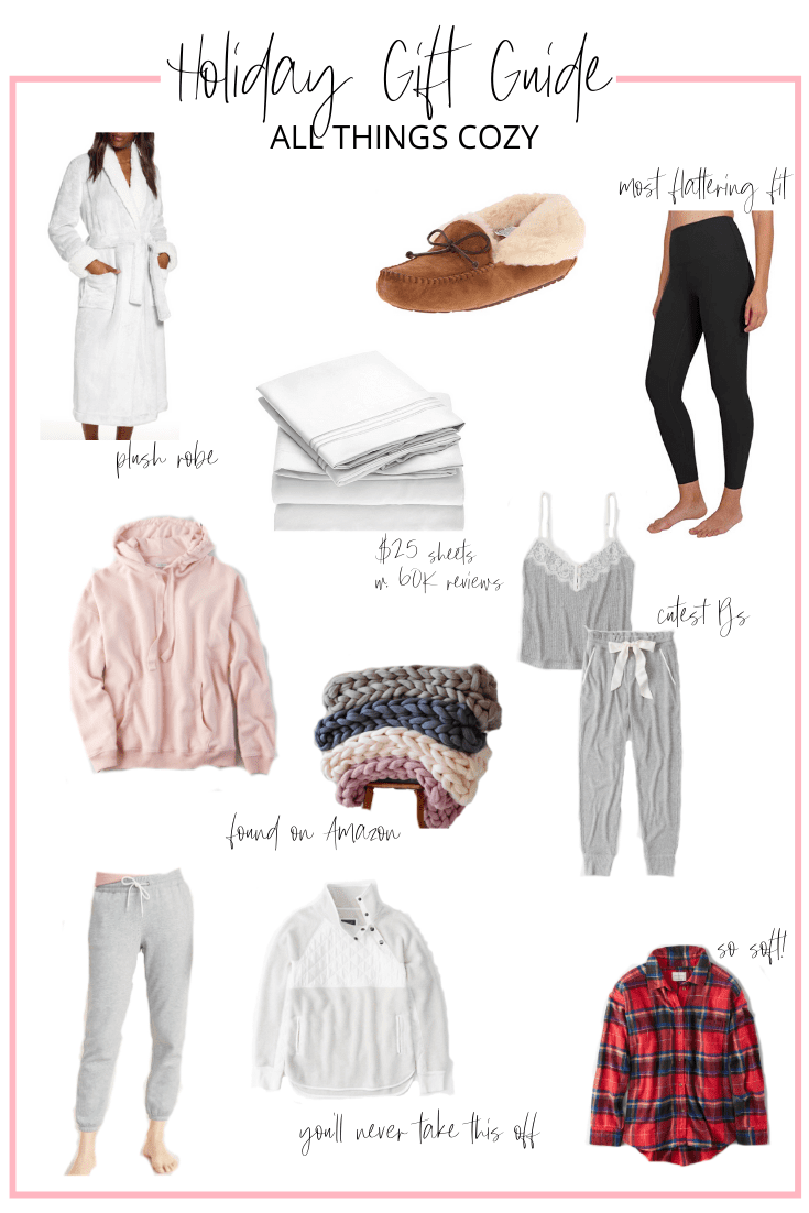 holiday gift guide cozy
