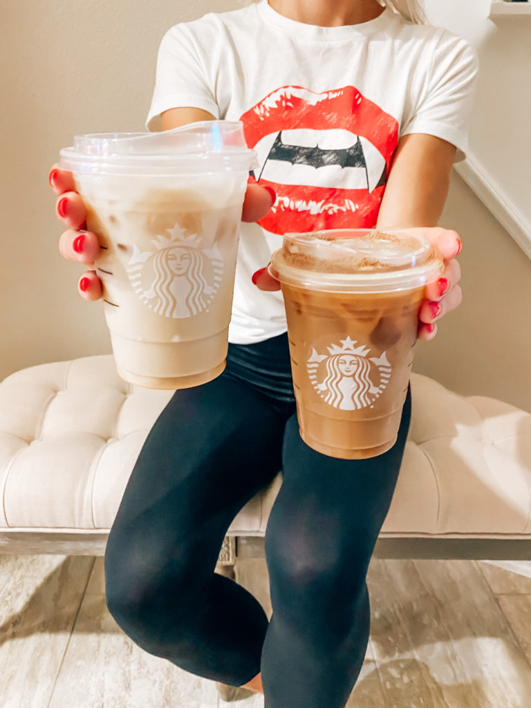 2 HEALTHY STARBUCKS DRINK ORDERS: Pumpkin Chai Latte + Pumpkin Spice Iced  Coffee - Lauren Gleisberg