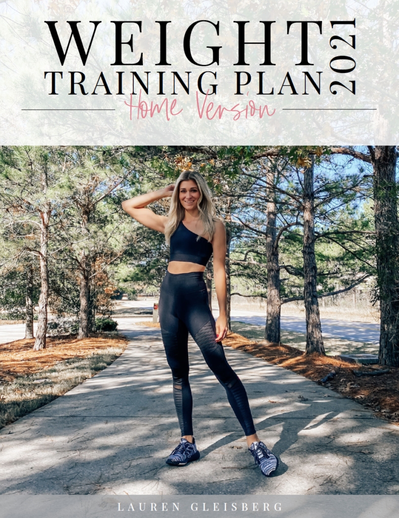 Weight Training Plan Q1 (home + gym versions)