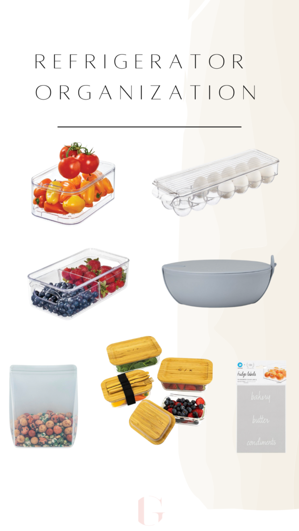 How to Organize Your Refrigerator + Organization Bins - Lauren Gleisberg