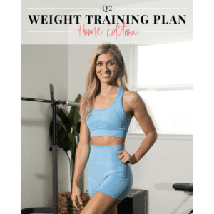 Weight Training Plan 2022 Q2 (home + gym versions)