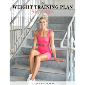Weight Training Plan 2022 Q3 (home + gym versions)